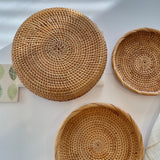 Round Rattan Catchall