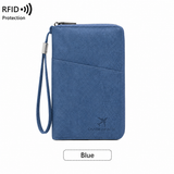 Multi-Functional RFID Blocking Passport Bag Travel Document Holder