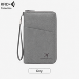 Multi-Functional RFID Blocking Passport Bag Travel Document Holder