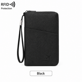 Multi-Functional RFID Blocking Passport Bag Travel Document Holder