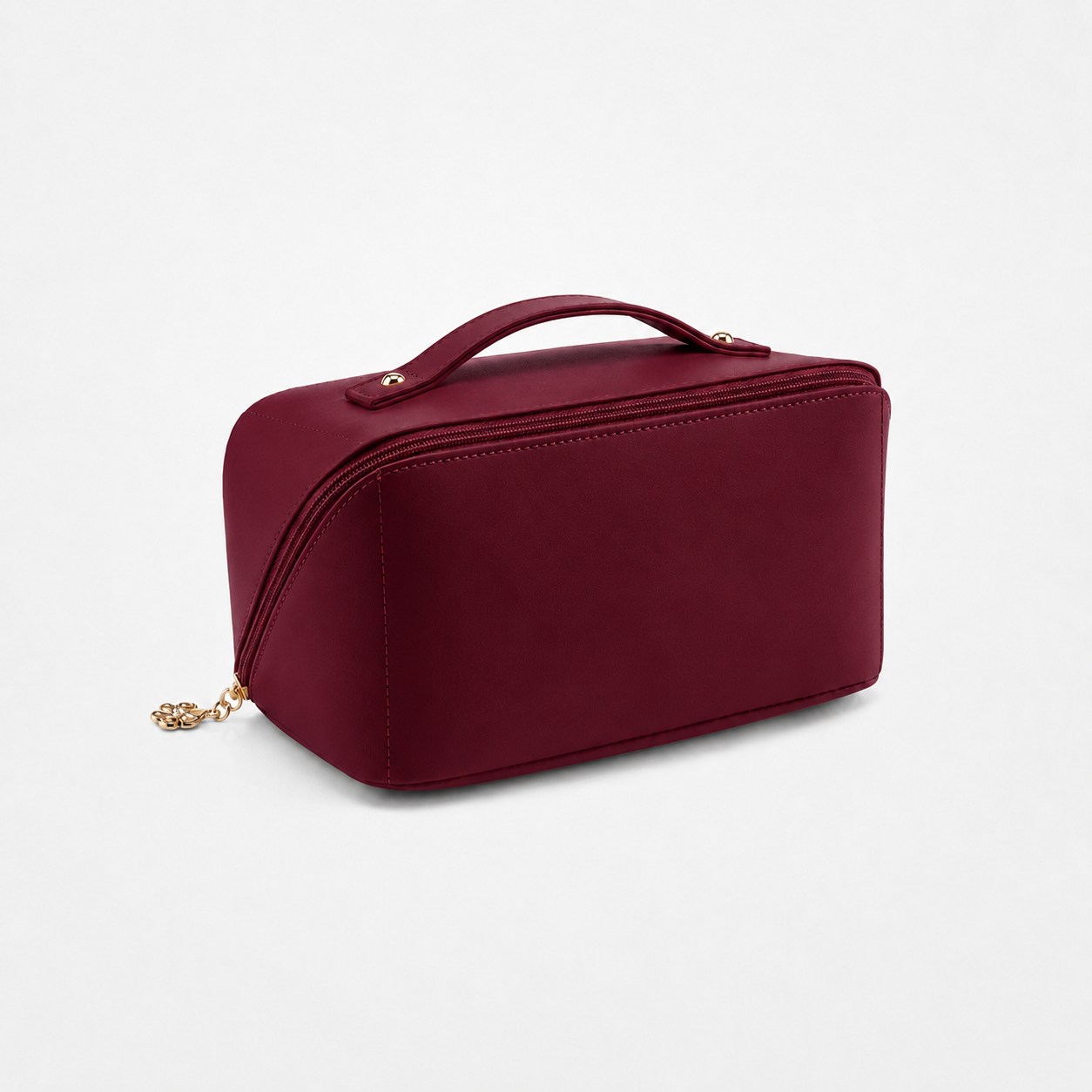 Travel Makeup & Toiletry Bag – Large PU Leather Cosmetic Organizer