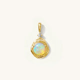 Opal Pebble Charm - Reversible