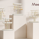 Quiet Luxe 2-Tier Jewelry Holder Organizer with Tray