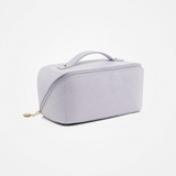 Travel Makeup & Toiletry Bag – Large PU Leather Cosmetic Organizer