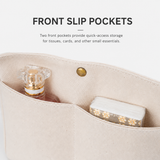 Cotton Travel Organizer Pouch with Snap Closure