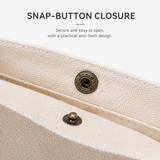 Cotton Travel Organizer Pouch with Snap Closure