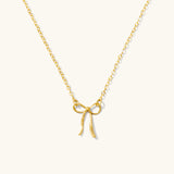 Soie Bow Necklace