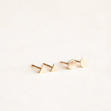 Circle Stud Earrings