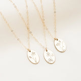 Birth Flower Necklace