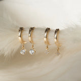 Stardust Hoop Earrings