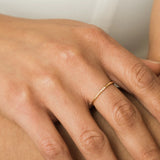Triple Pavé CZ Stacking Ring