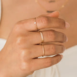 Pavé CZ Stacking Ring