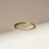 Pavé CZ Stacking Ring