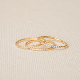 Pavé CZ Stacking Ring