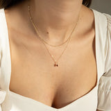 Garnet Charm (January Birthstone)