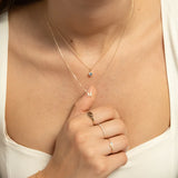 Aquamarine Charm (March Birthstone)