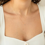 White Topaz Charm (April Birthstone)