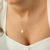 Emerald Charm (May Birthstone)