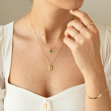 Emerald Charm (May Birthstone)