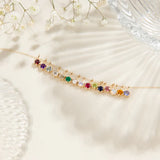White Topaz Charm (April Birthstone)