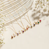 Birthstone Charm Necklace