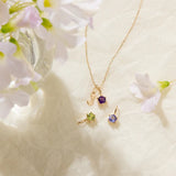 Amethyst Charm (February Birthstone)