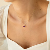 Garnet Charm (January Birthstone)
