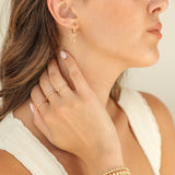 Bow Hoop Earrings