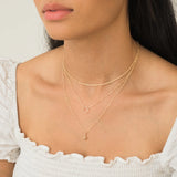 Soie Hexagon Necklace
