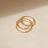 Soie Twist Ring - 14k Gold