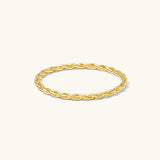 Soie Twist Ring - 14k Gold