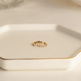 Soie CZ Huggie Hoop Earrings