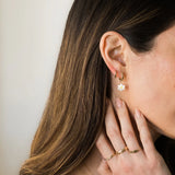 Daisy Hoop Earrings