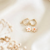Daisy Hoop Earrings