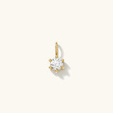 Lab-Grown Diamond Charm (April Birthstone)