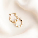 Gold Chunky Hoop Earrings