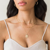 Gold Chunky Hoop Earrings