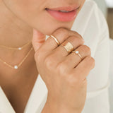 Hammered Cuff Ring