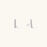 Tiny Bar Stud Earrings
