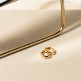 Thick Huggie Hoop Earrings