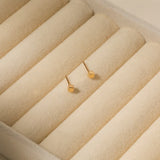 Tiny Cube Stud Earrings