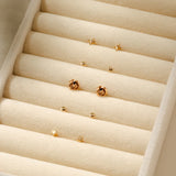 Tiny Clover Stud Earrings