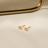 Tiny Clover Stud Earrings