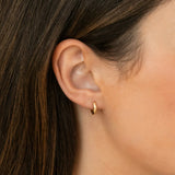Thick Huggie Hoop Earrings