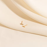 Tiny Bar Stud Earrings
