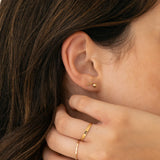 Tiny Bar Stud Earrings