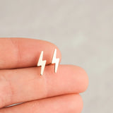 Lightning Bolt Stud Earrings