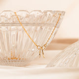 Soie Bow Necklace