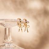 Bow Hoop Earrings