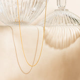 Thin Curb Chain Necklace